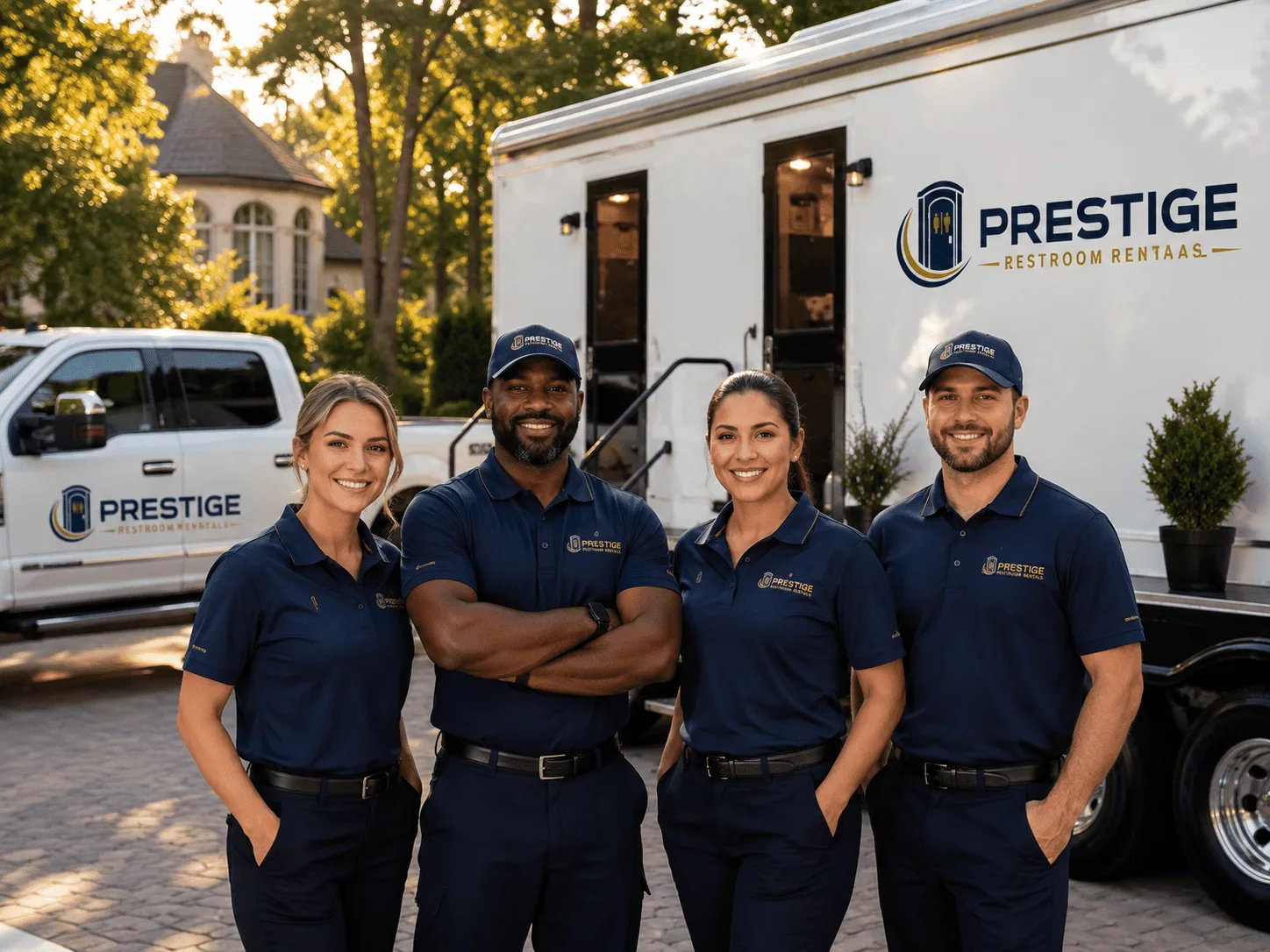 Trusted Luxury Portable Restrooms company in Rivervale, AR